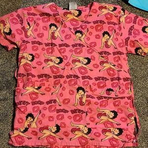 6 bundle scrubs..tops vary -size small to medium.